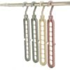 Anti-Skid Plastic 9-Holes Magic Wardrobe Folding Hangers