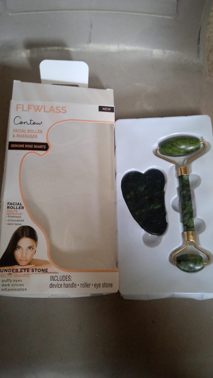 Jade Roller & Gua Sha Set – Natural Face Massager for Anti-Aging, Glowing Skin & Face Shaping (1 Pc) - Shivani Jaswal Jade Roller & Gua Sha Set – Natural Face Massager for Anti-Aging, Glowing Skin & Face Shaping (1 Pc)