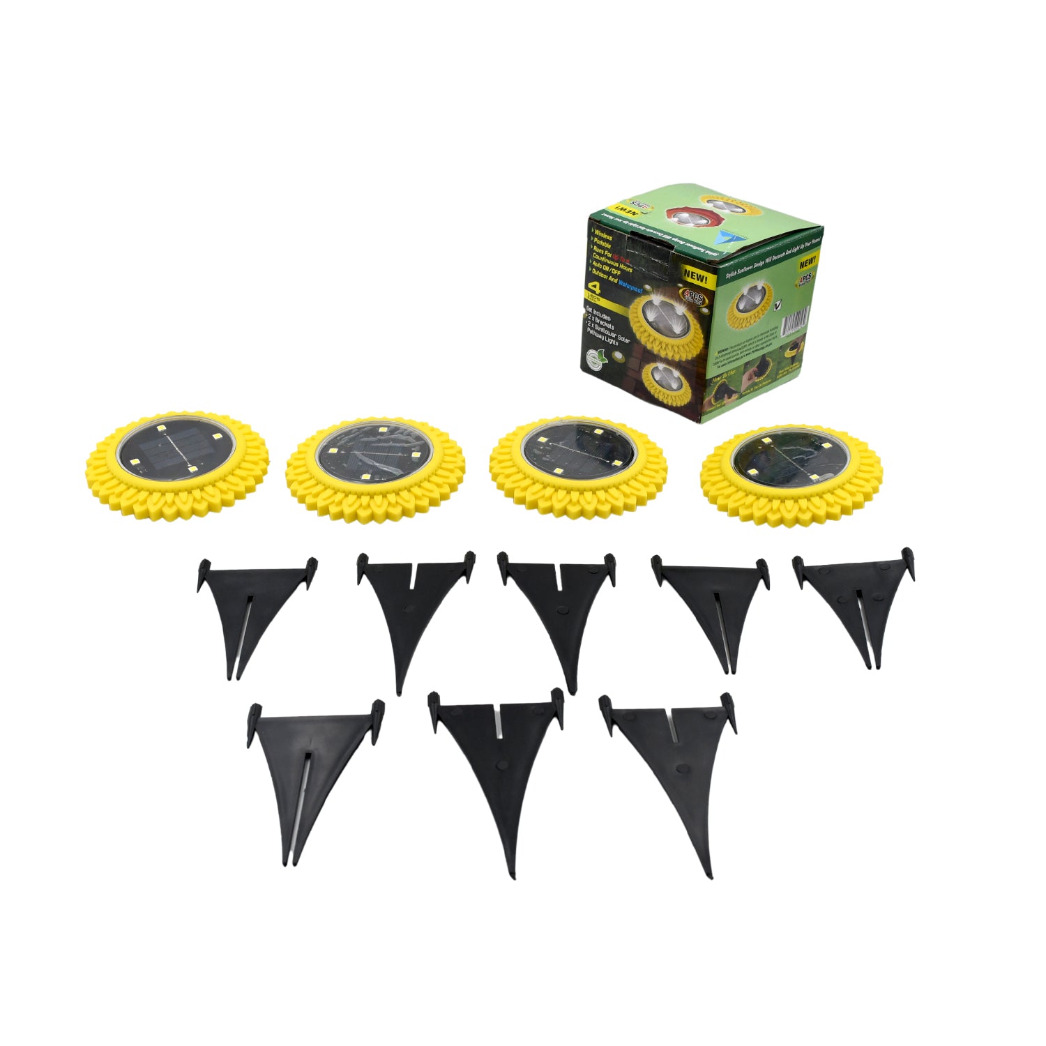 4 Pack Solar Ground Lights, LED Solar Powered Disk Lights Outdoor Waterproof Garden Landscape Lighting for Yard Deck Lawn Pathway Walkway Balcony Decoration - Shivani Jaswal 4 Pack Solar Ground Lights, LED Solar Powered Disk Lights Outdoor Waterproof Garden Landscape Lighting for Yard Deck Lawn Pathway Walkway Balcony Decoration
