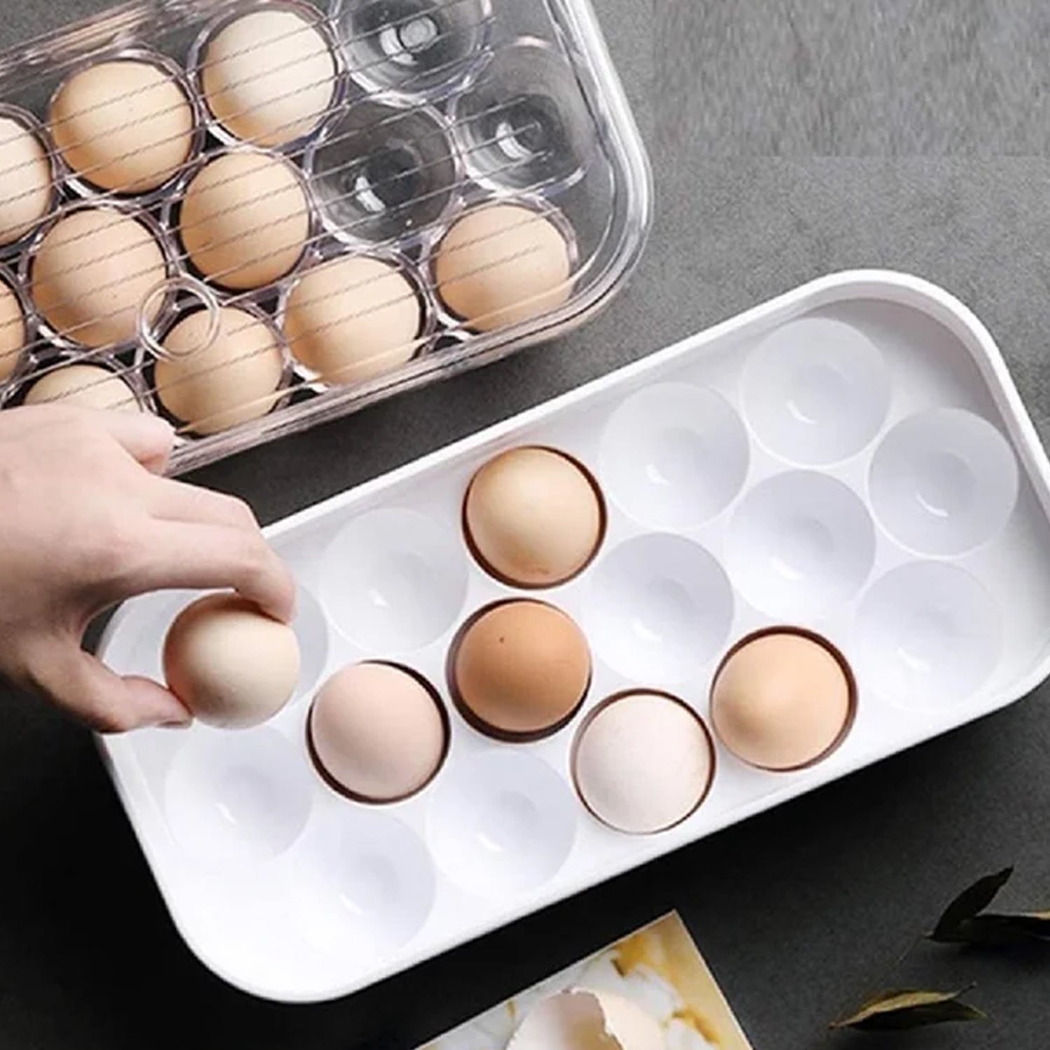 12 Cavity Egg Storage Box For Holding And Placing Eggs Easily And Firmly. - Shivani Jaswal 12 Cavity Egg Storage Box For Holding And Placing Eggs Easily And Firmly.