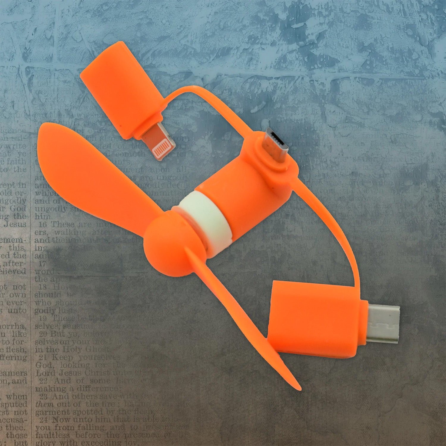 3-in-1 Mini Fan: Portable Cooling for Android, iPhone & Type-C (1 Pc) - Shivani Jaswal 3-in-1 Mini Fan: Portable Cooling for Android, iPhone & Type-C (1 Pc)