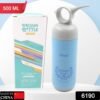 Stainless Steel Water Bottle With Handle Easy to Carry, Fridge Water Bottle, Leak Proof, Rust Proof, Hot & Cold Drinks, Gym Sipper BPA Free Food Grade Quality, Steel fridge Bottle For office/Gym/School (Approx 500 ML)
