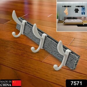 Wall Mounted Coat Hanger Rack â€“ 6 Hooks for Clothes, Jackets & Hats