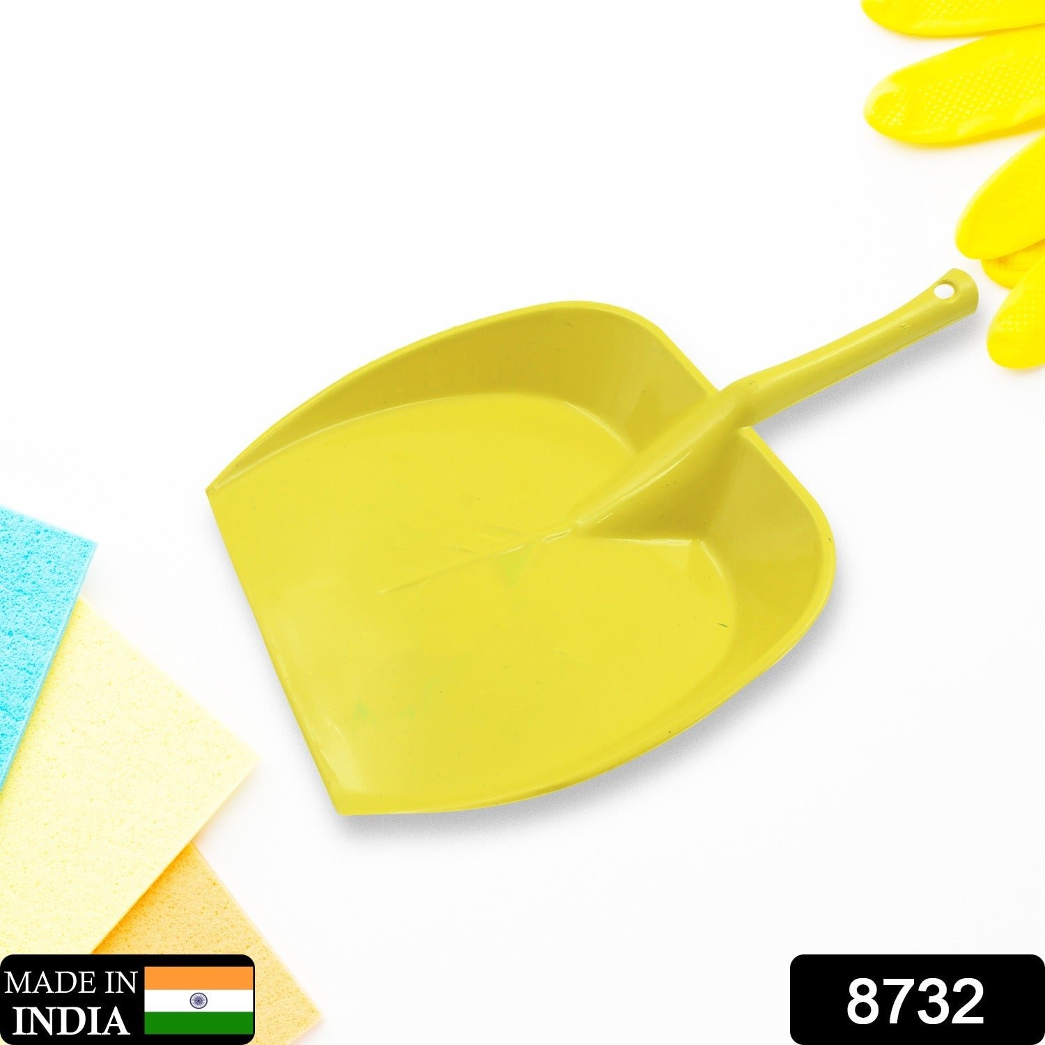 Dustpan with Long Handle, Dust Collection Dust Pan Tray for Kitchen, Home, Office, Bathroom Etc (1 Pc / Multicolor ) - Shivani Jaswal Dustpan with Long Handle, Dust Collection Dust Pan Tray for Kitchen, Home, Office, Bathroom Etc (1 Pc / Multicolor )