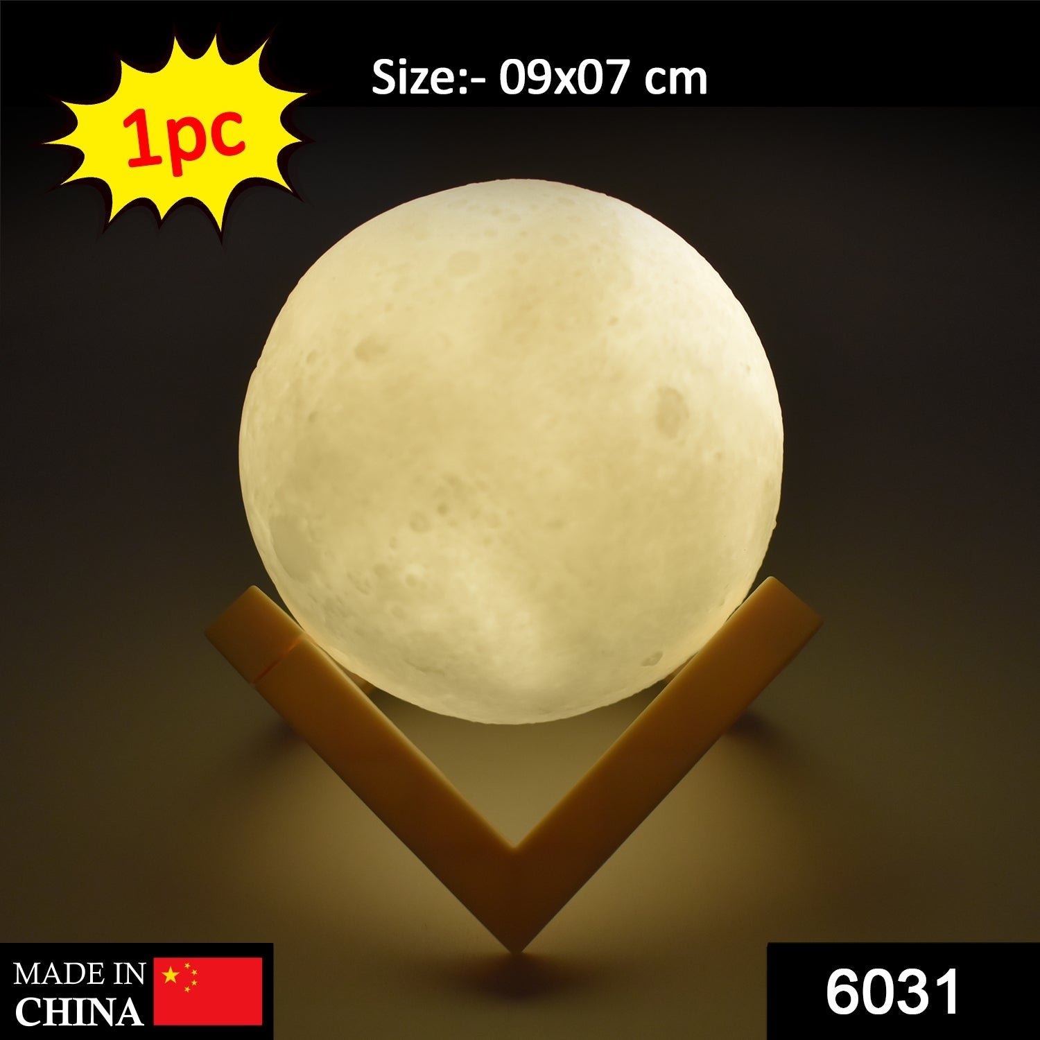 3D Moon Lamp with Color Changing Sensor Touch & Crystal Ball Stand - Shivani Jaswal 3D Moon Lamp with Color Changing Sensor Touch & Crystal Ball Stand
