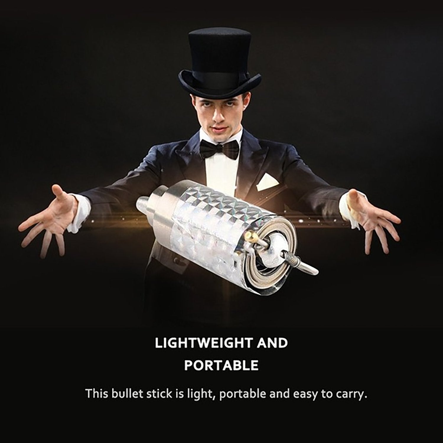 Magic Toy Metal High Elasticity Steel Silver Appearing Cane Magic Toy Magic Steel - Shivani Jaswal Magic Toy Metal High Elasticity Steel Silver Appearing Cane Magic Toy Magic Steel
