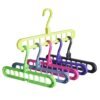 Anti-Skid Plastic 9-Holes Magic Wardrobe Folding Hangers