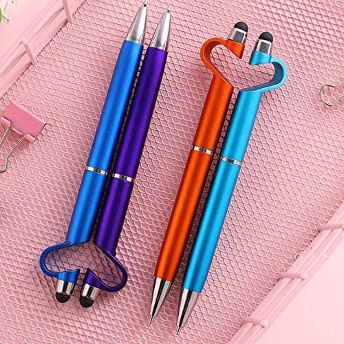 3 in 1 point Function Stylus Pen with Mobile Stand - Shivani Jaswal 3 in 1 point Function Stylus Pen with Mobile Stand