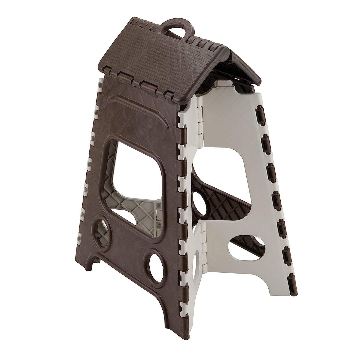 18inch Folding Stool, Non Slip Folding Stool - 18 Inch" Height - Holds Up to 95 Kg - Great for Kitchen, Garden, Bathroom, Bedroom, Adults, Kitchen Stepping (1 Pc 18Inch) - Shivani Jaswal 18inch Folding Stool, Non Slip Folding Stool - 18 Inch" Height - Holds Up to 95 Kg - Great for Kitchen, Garden, Bathroom, Bedroom, Adults, Kitchen Stepping (1 Pc 18Inch)