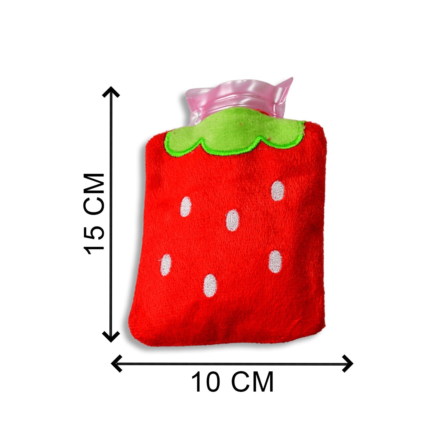 Strawberry Design Relief: Mini Hot Water Bag for Neck & Shoulders - Shivani Jaswal Strawberry Design Relief: Mini Hot Water Bag for Neck & Shoulders