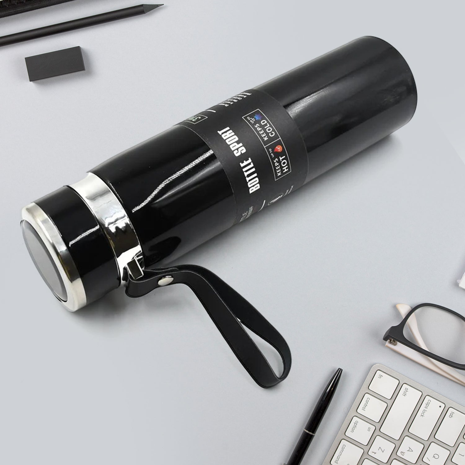 Double Stainless Steel Wall Flask Vacuum Insulated Water Bottle - Shivani Jaswal Double Stainless Steel Wall Flask Vacuum Insulated Water Bottle