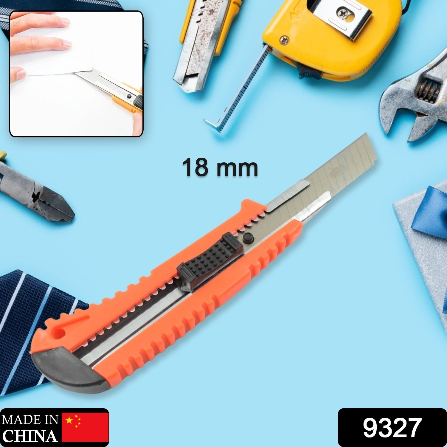 Multi-Use Heavy Duty Iron Cutter – Precision Utility Knife Blade (18mm) - Shivani Jaswal Multi-Use Heavy Duty Iron Cutter – Precision Utility Knife Blade (18mm)