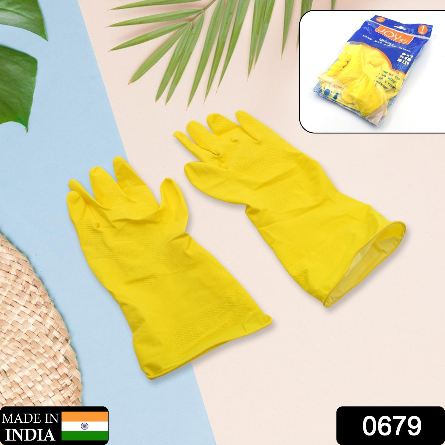 Multipurpose Cleaning Gloves (1 Pair): Kitchen, Bath, & More - Shivani Jaswal Multipurpose Cleaning Gloves (1 Pair): Kitchen, Bath, & More