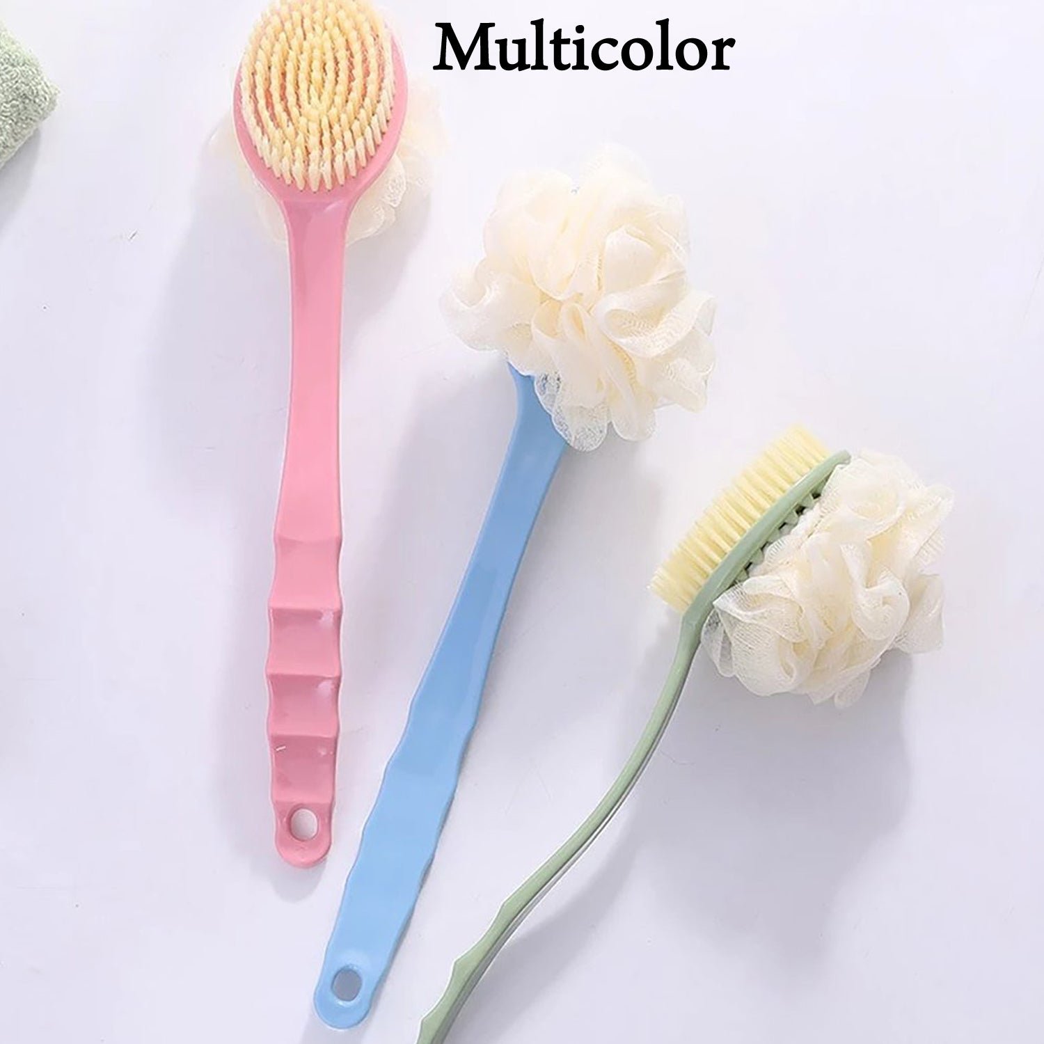 2in1 Bath Brush With Long Handle - Shivani Jaswal 2in1 Bath Brush With Long Handle