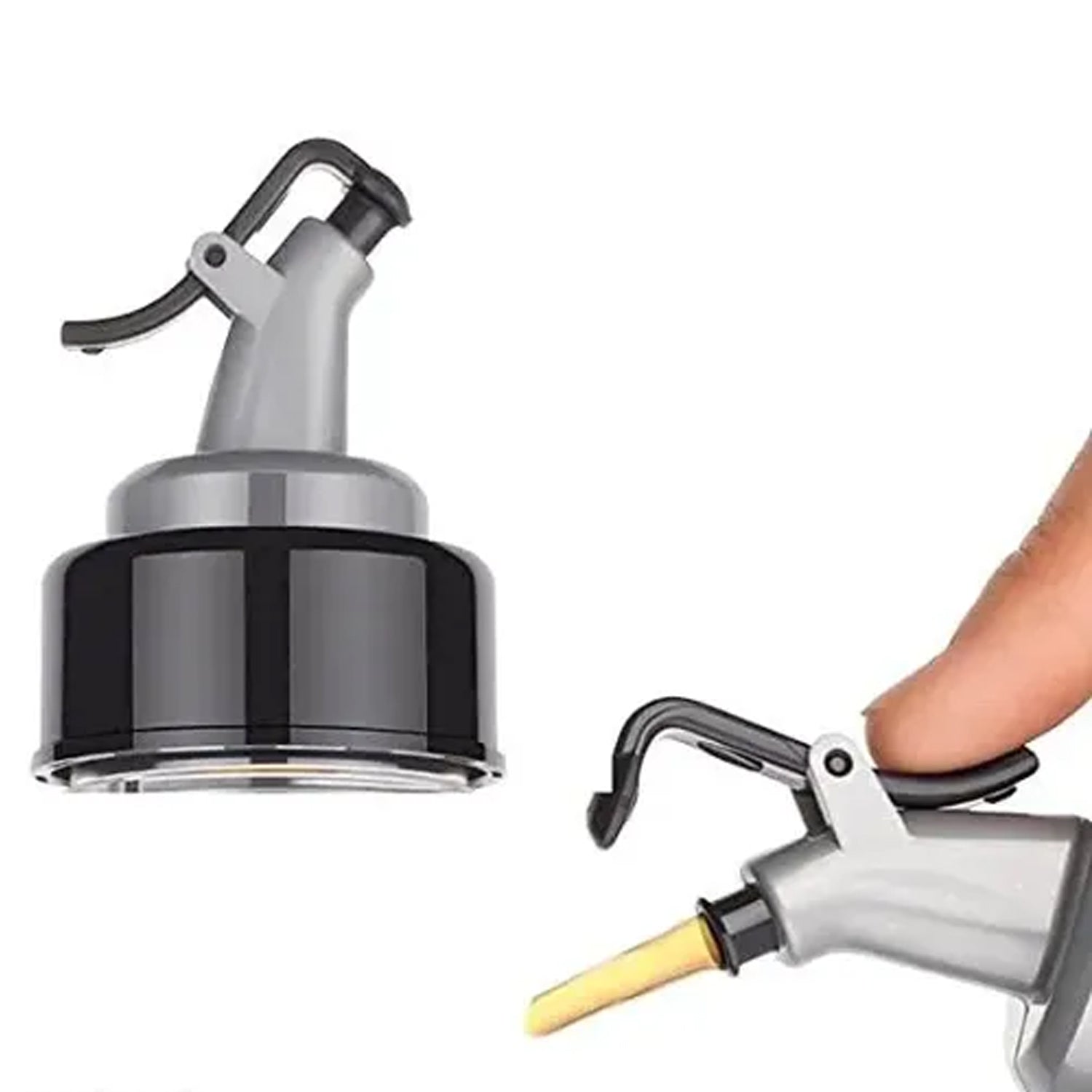 1ltr Plastic Oil Dispenser With Lid - Clear, Drip Free Spout, Controlled Use. - Shivani Jaswal 1ltr Plastic Oil Dispenser With Lid - Clear, Drip Free Spout, Controlled Use.