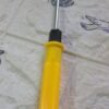 Small Pocket Size 2 in 1 Slotted Cross Head Double Sided Flat Magnetic Screwdriver with PVC Plastic Coated Handle (1 Pc)