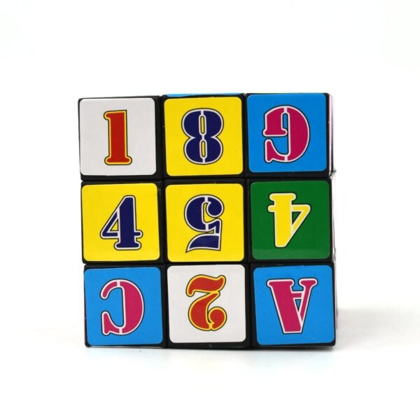 Alpha Numeric Cube used for entertaining and playing purposes by kids, childrenâ€™s and even adults etc.
