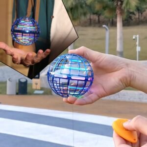 Flying Ball Toys, USB Rechargeable Built-in RGB Lights 360Ã‚Â°Rotating Magic Controller