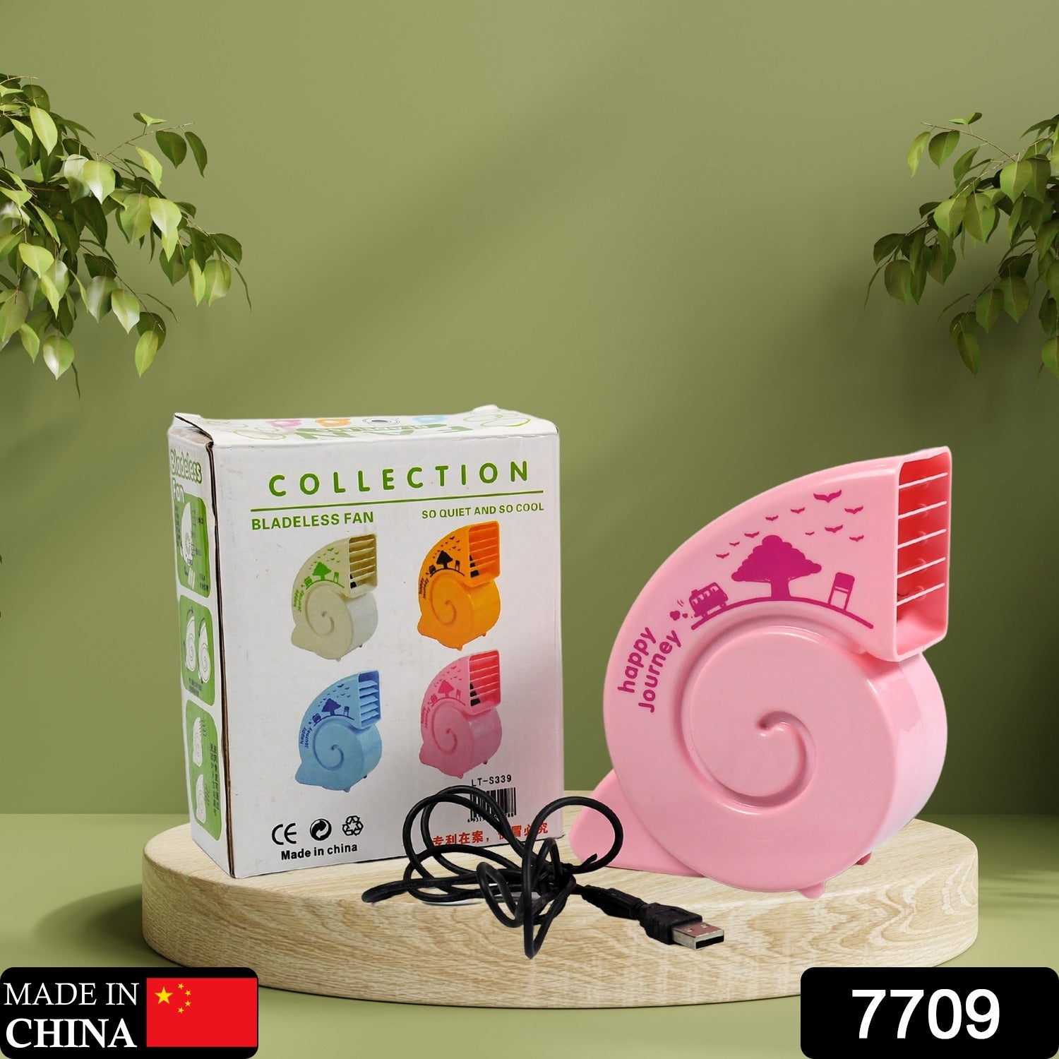 Cute USB Mini Fan: Bright, Quiet & Portable for Your Desk (Battery Not Included) - Shivani Jaswal Cute USB Mini Fan: Bright, Quiet & Portable for Your Desk (Battery Not Included)