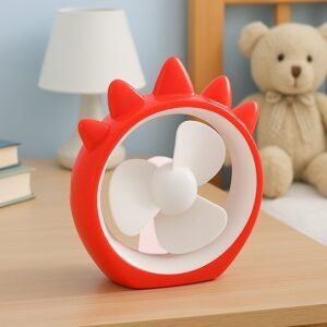 Mini Desktop Fan Ã¢â‚¬â€œ Rechargeable USB Cooling Fan for Home, Office & Car (Battery Not Included)