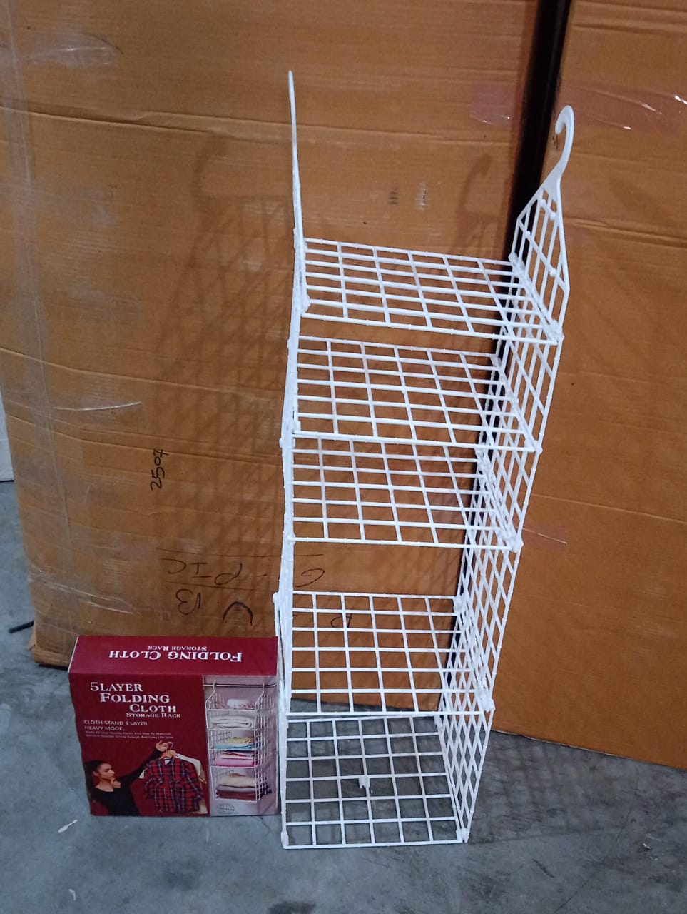 Multipurpose 5 Layer Folding Clothes Storage Racks||Closet for Students Wardrobe Shelves Socks, Scarf, t-Shirt, etc||Hanging Organizer Storage Holders & Racks - Shivani Jaswal Multipurpose 5 Layer Folding Clothes Storage Racks||Closet for Students Wardrobe Shelves Socks, Scarf, t-Shirt, etc||Hanging Organizer Storage Holders & Racks