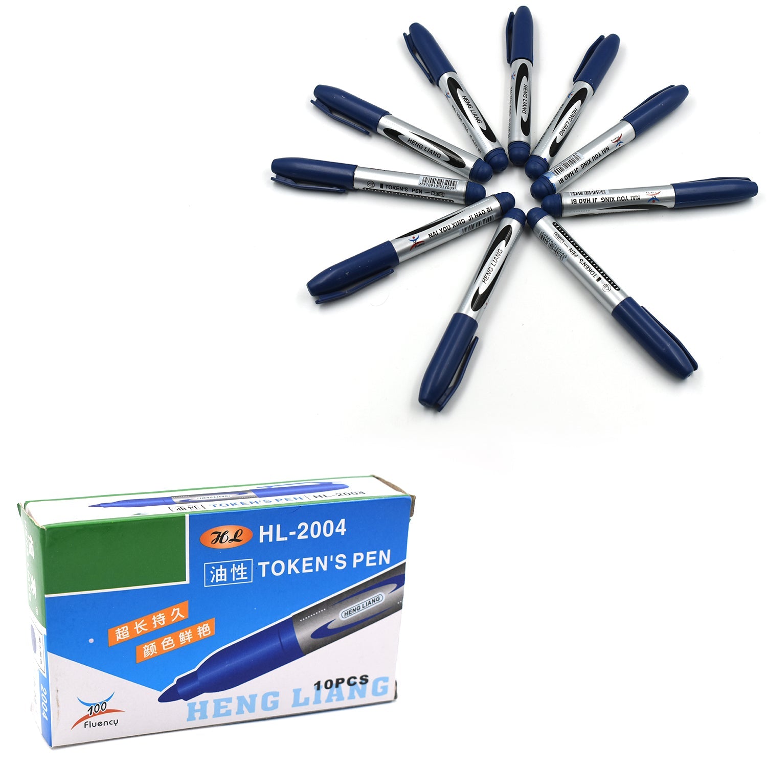 10Pc Blue Marker and pen used in studies and teaching white boards in schools and institutes for students. - Shivani Jaswal 10Pc Blue Marker and pen used in studies and teaching white boards in schools and institutes for students.