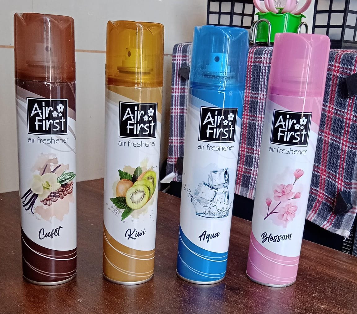 Air Freshener | Used In Office, Home, Hotels, Banquets, Carpet Etc, Room Spray Air Freshener, Mix Fragrance Lemon, Kiwi, Blossom, Aqua, Cafet (300 Ml Approx / 1 Pc) - Shivani Jaswal Air Freshener | Used In Office, Home, Hotels, Banquets, Carpet Etc, Room Spray Air Freshener, Mix Fragrance Lemon, Kiwi, Blossom, Aqua, Cafet (300 Ml Approx / 1 Pc)