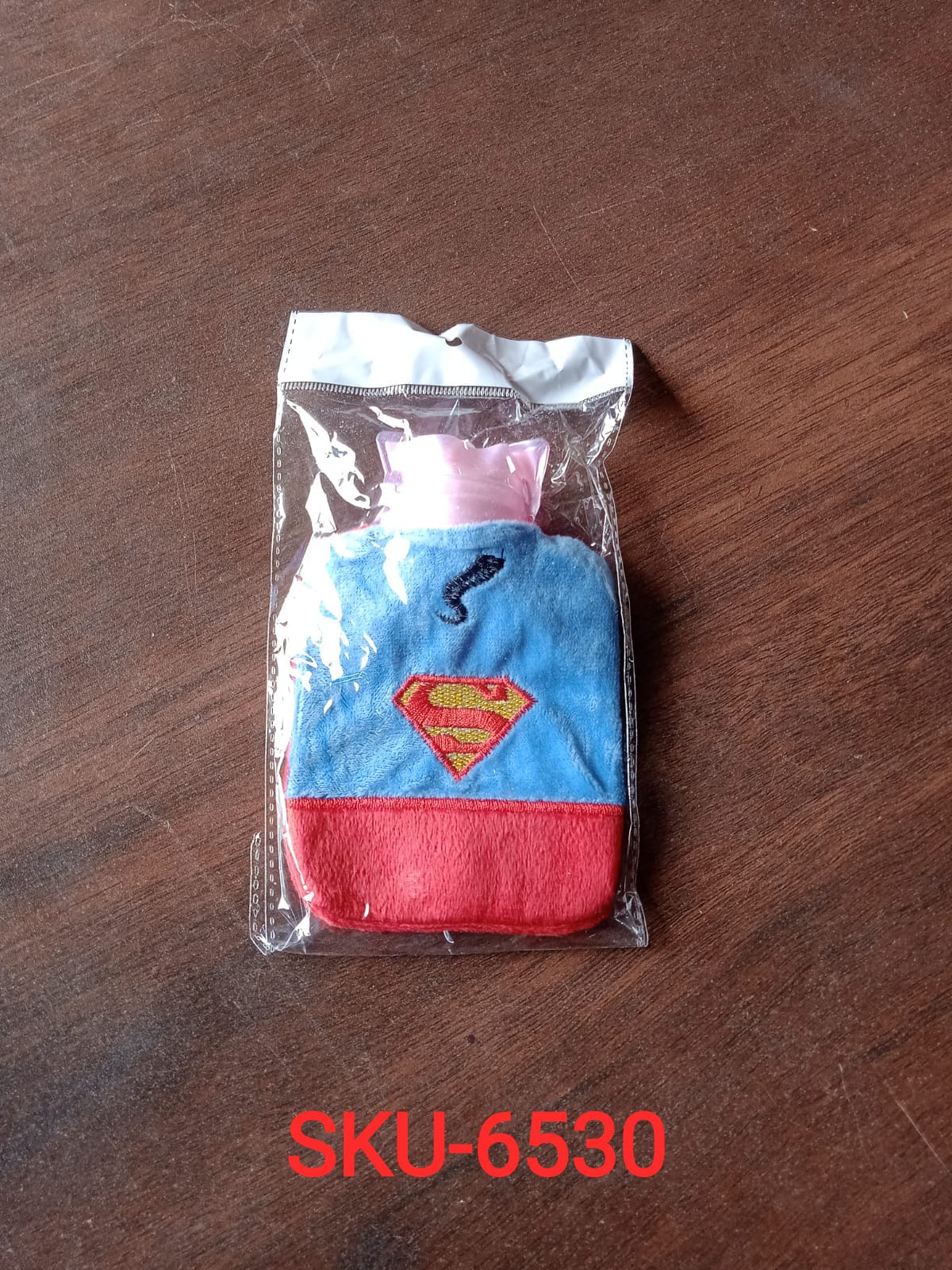 Superman Print Small Hot Water Bag with Cover for Pain Relief - Shivani Jaswal Superman Print Small Hot Water Bag with Cover for Pain Relief