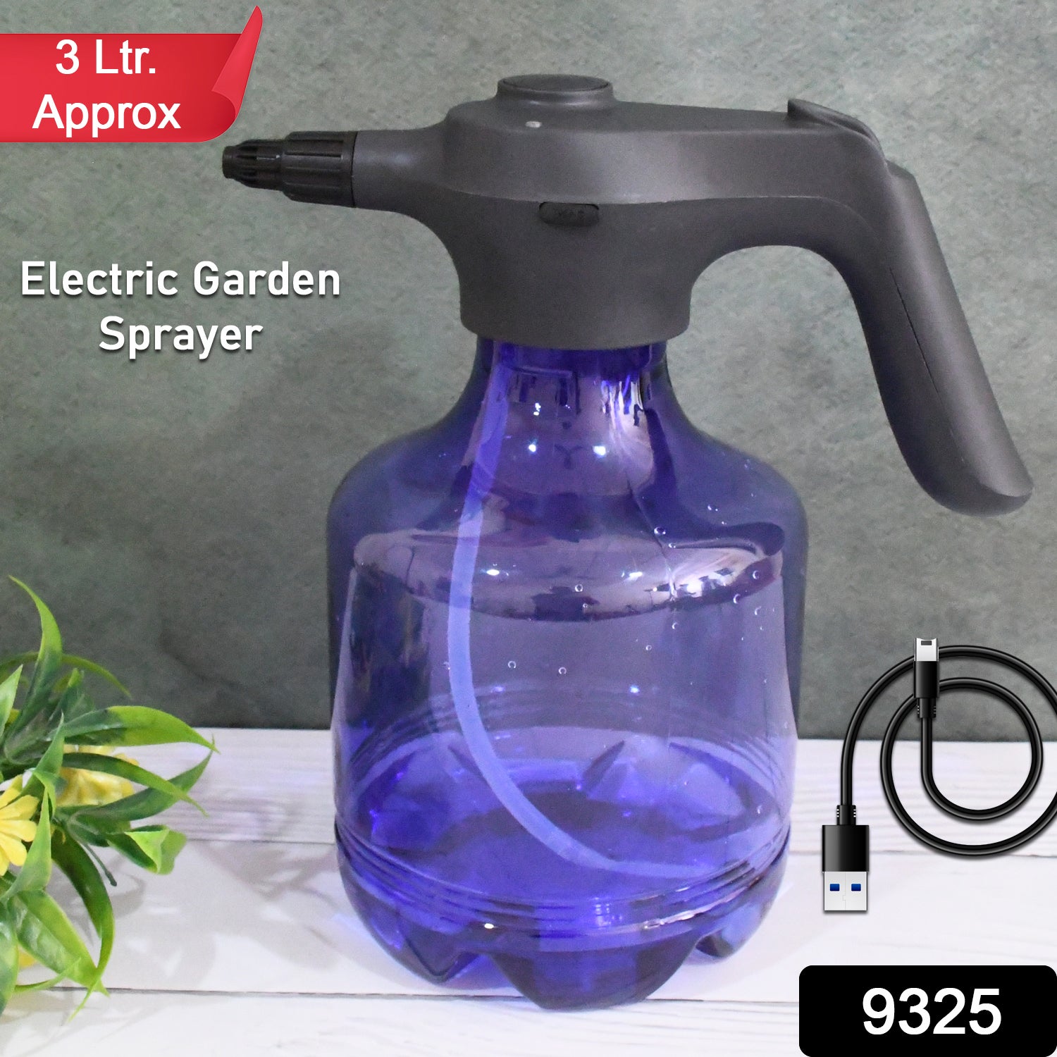Electric 3L Garden Sprayer – Automatic, Rechargeable Watering Can for Fertilizing (1 Pc) - Shivani Jaswal Electric 3L Garden Sprayer – Automatic, Rechargeable Watering Can for Fertilizing (1 Pc)