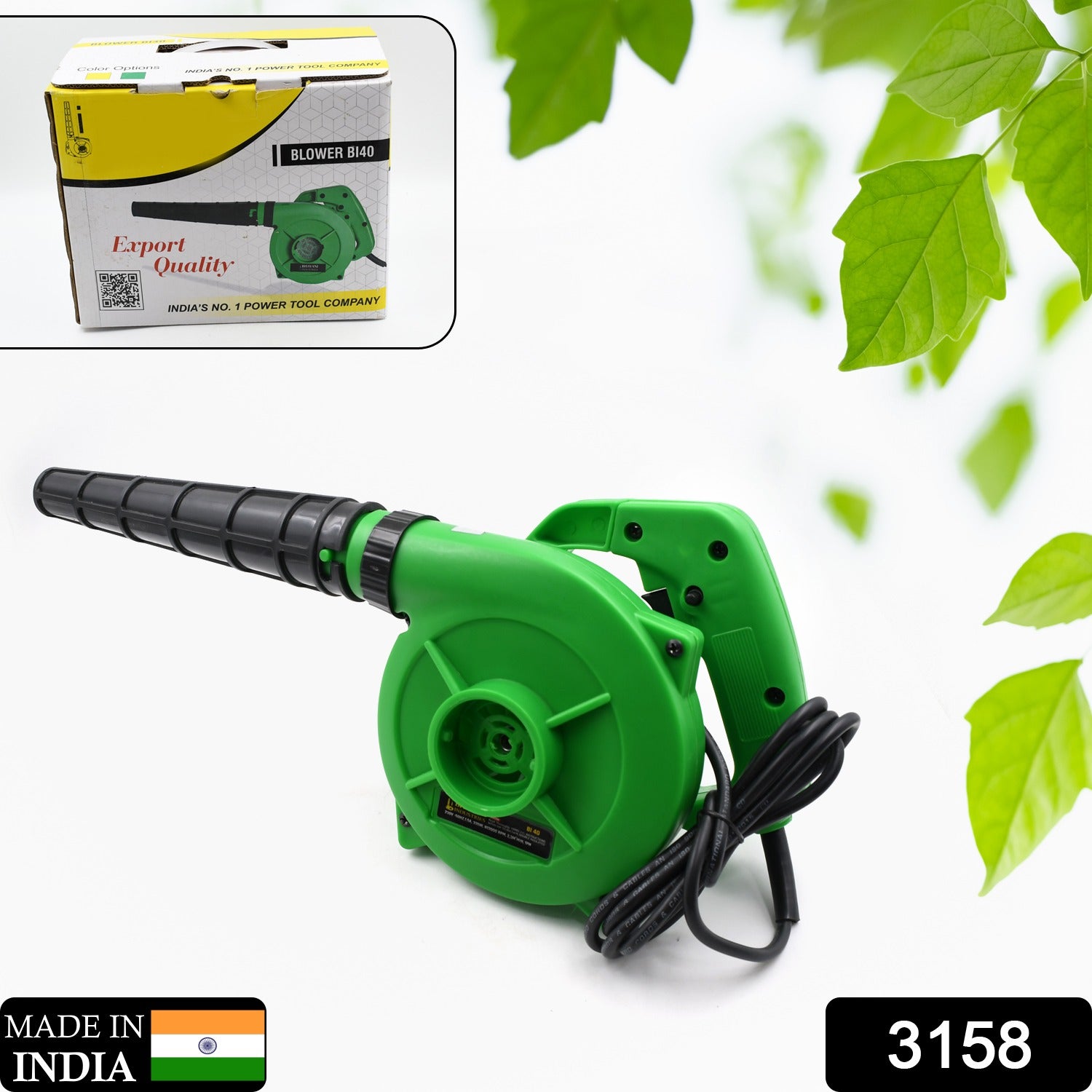 650V Blower Portable Rifel Range Portable Air Blower – 350W, 2.3m³/min, 13000 RPM, Green - Shivani Jaswal 650V Blower Portable Rifel Range Portable Air Blower – 350W, 2.3m³/min, 13000 RPM, Green