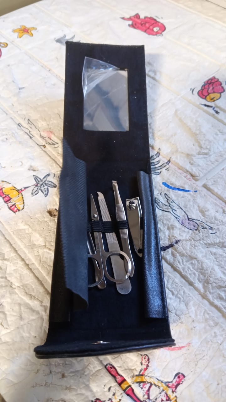 6-in-1 Nail Care Kit: Clippers, Trimmers, Mirror & Travel Case - Shivani Jaswal 6-in-1 Nail Care Kit: Clippers, Trimmers, Mirror & Travel Case