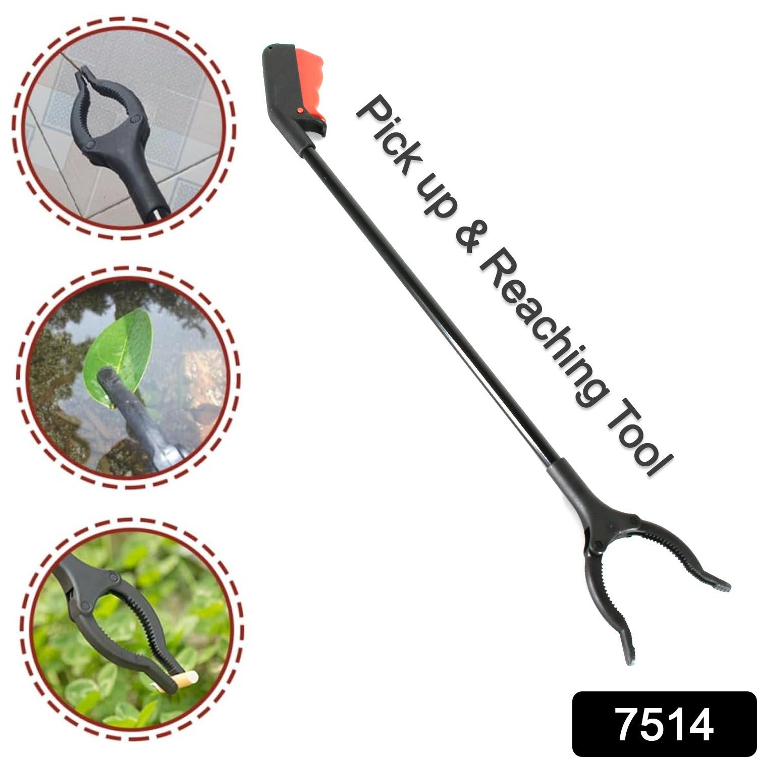 Extra Long Trash Picker Upper – Rotating Grip Arm for Litter, Elderly, Garden & Disabled Assistance - Shivani Jaswal Extra Long Trash Picker Upper – Rotating Grip Arm for Litter, Elderly, Garden & Disabled Assistance