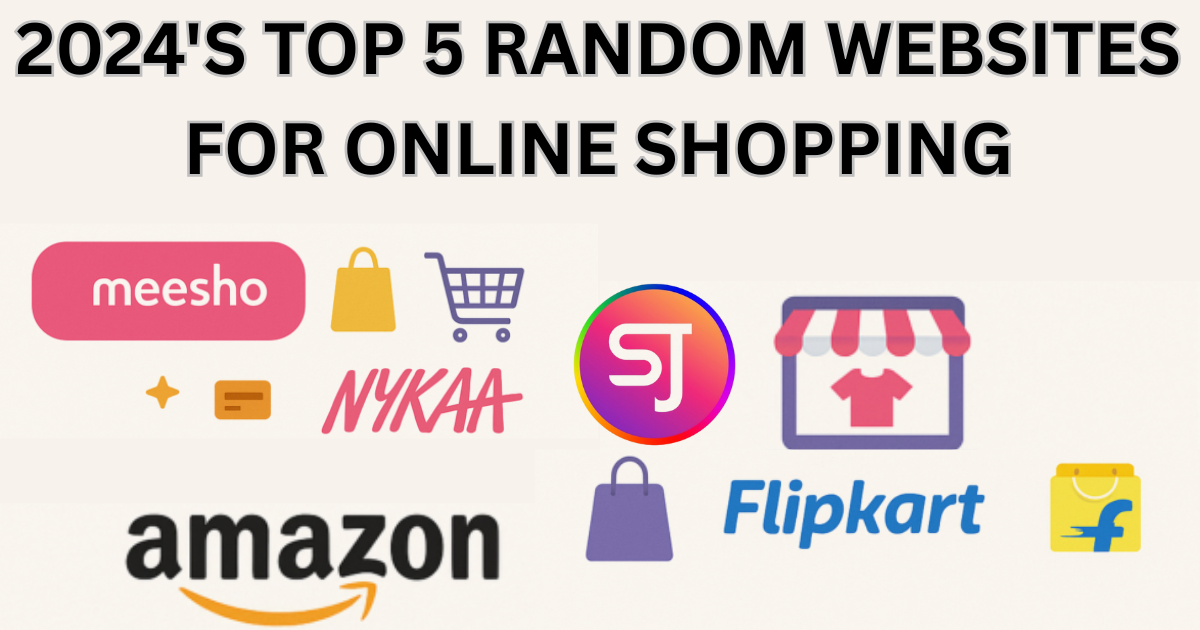 Screenshot collage of Indian online shopping websites like ShivaniJaswal, Meesho, and Nykaa showing ethnic wear, beauty, and fashion deals.