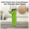 Plastic Corn Cutter / Stripper with Stainless Steel Blades
