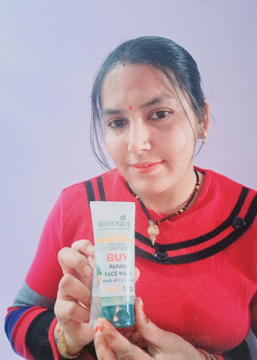 Biotique Papaya Face Wash – Deep Cleanse & Glow with 100% Botanical Extracts (2x100ml) - Shivani Jaswal Biotique Papaya Deep Cleanse Face Wash with Botanical Extracts – 2x100ml Pack