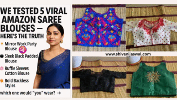 Viral Amazon Saree Blouses—Stylish and Comfortable Choices