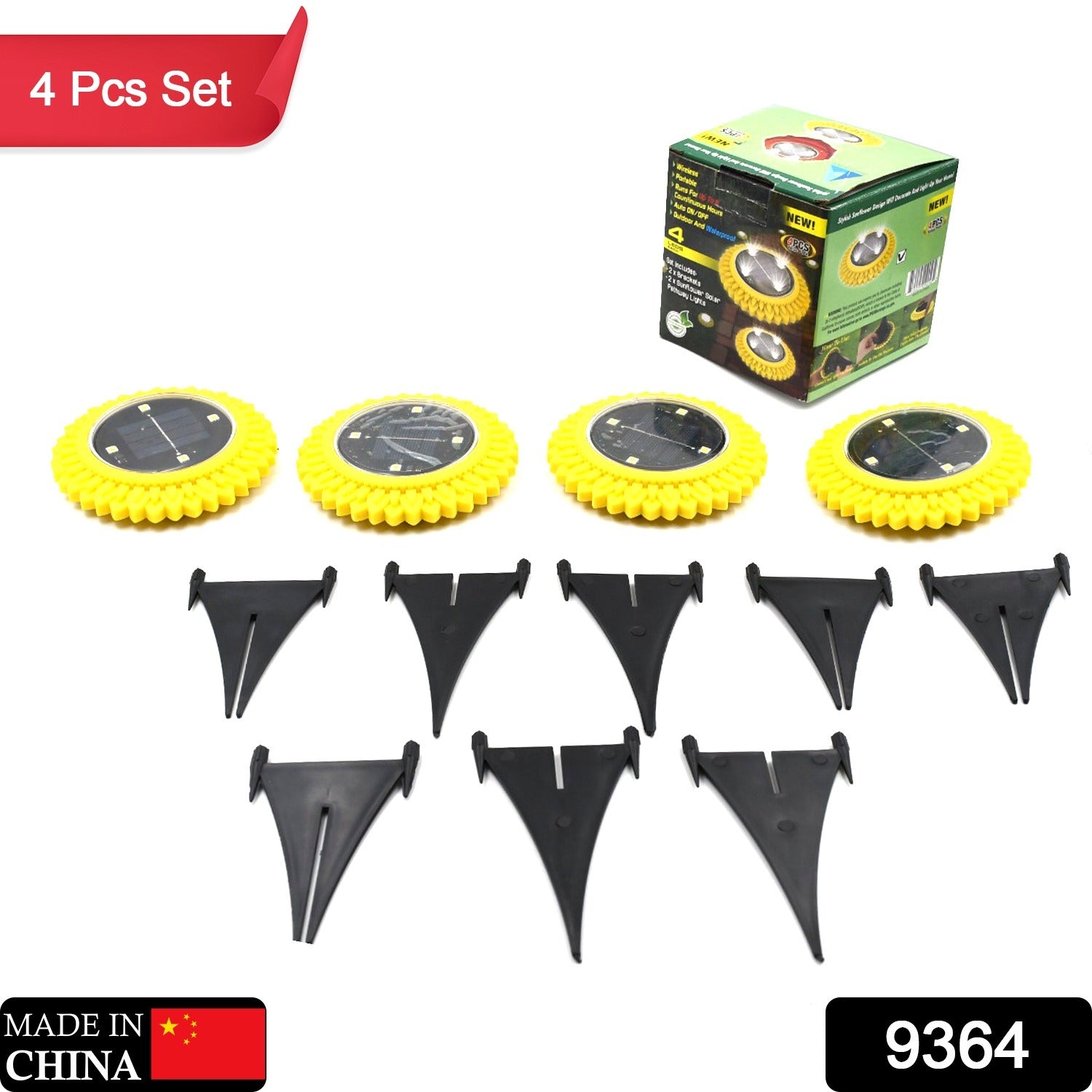 4 Pack Solar Ground Lights, LED Solar Powered Disk Lights Outdoor Waterproof Garden Landscape Lighting for Yard Deck Lawn Pathway Walkway Balcony Decoration - Shivani Jaswal 4 Pack Solar Ground Lights, LED Solar Powered Disk Lights Outdoor Waterproof Garden Landscape Lighting for Yard Deck Lawn Pathway Walkway Balcony Decoration