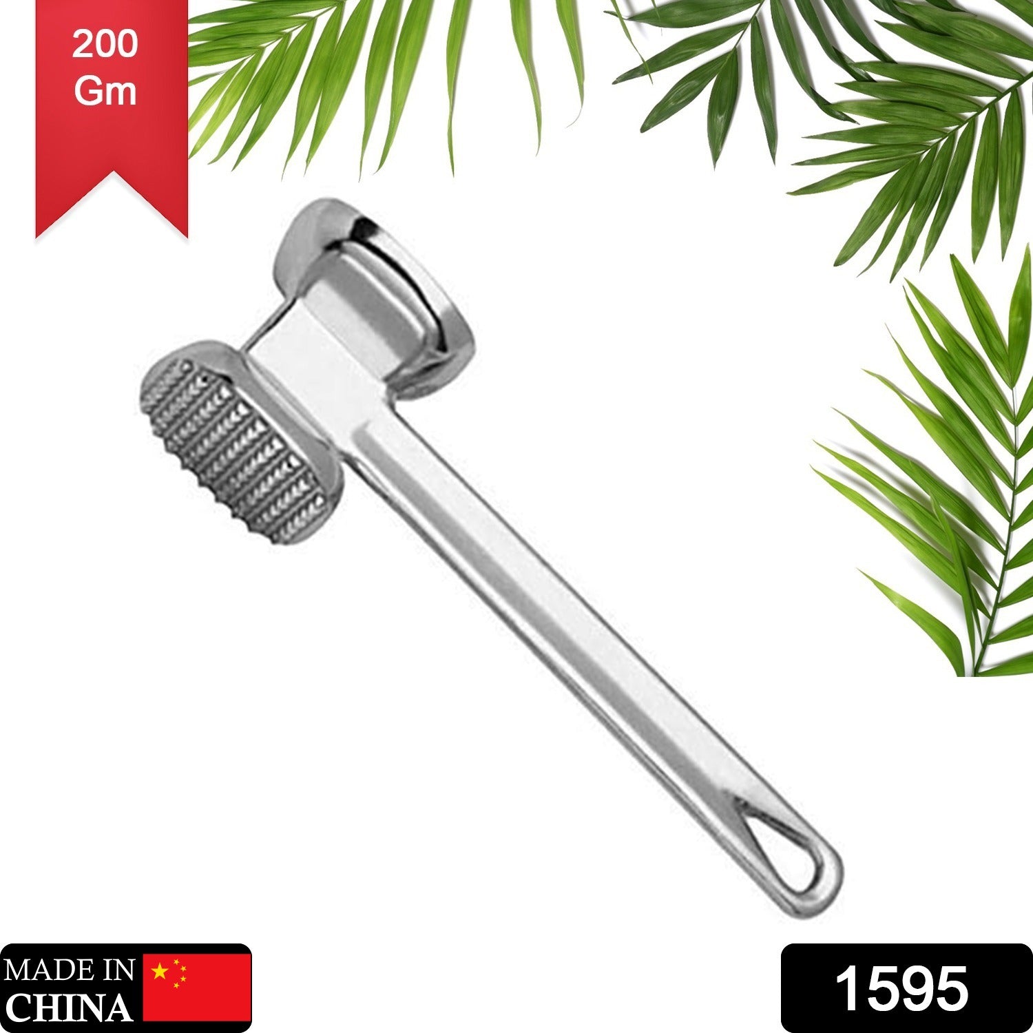 Double Sided Beef Steak Mallet (Aluminum): Meat Tenderizer Hammer - Shivani Jaswal Double Sided Beef Steak Mallet (Aluminum): Meat Tenderizer Hammer