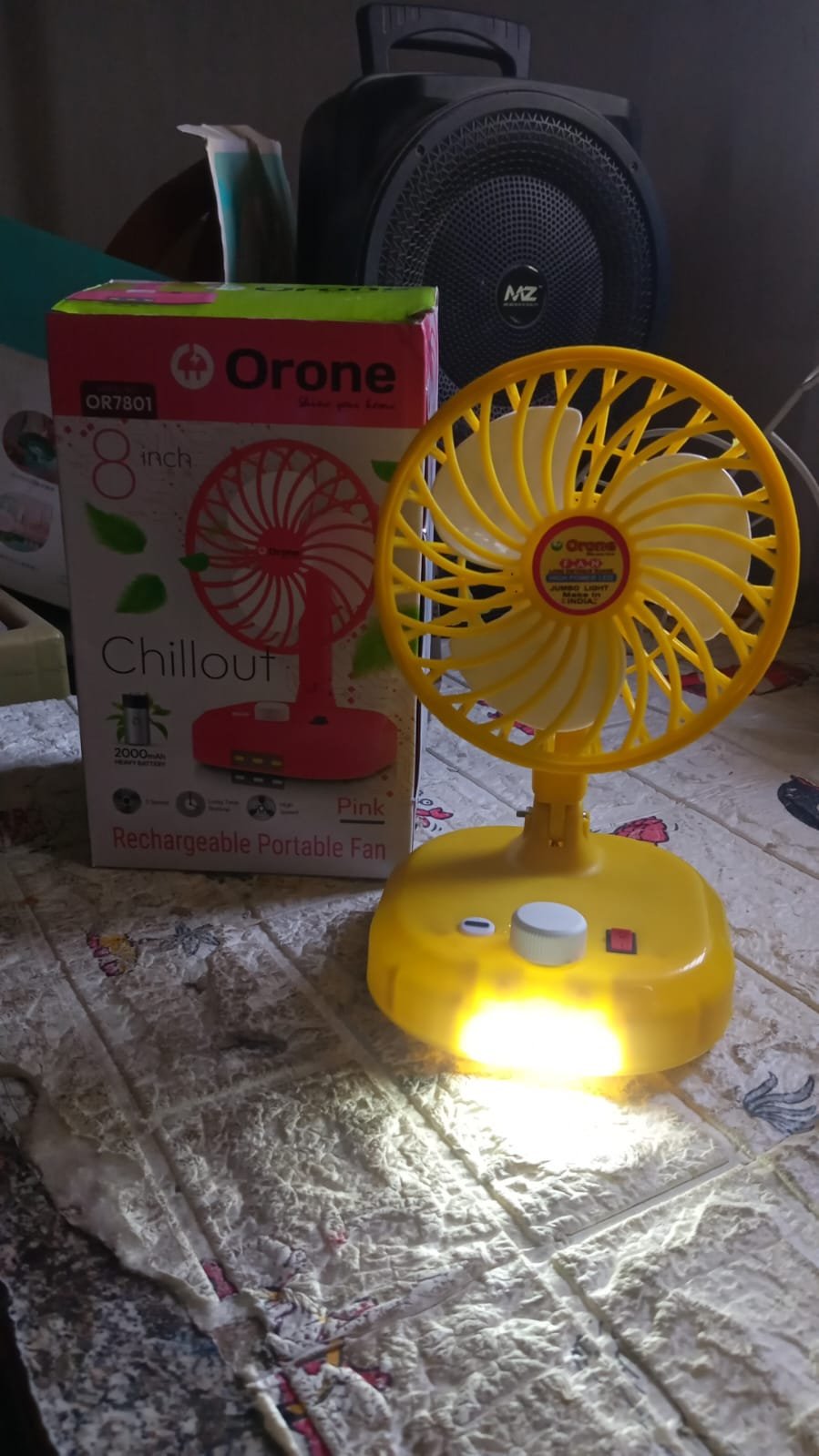 USB-C Type Rechargeable Portable Fan With LED Light Heavy Duty Motor & Foldable Fan With Charging Port Home, Outdoor, Temple - Shivani Jaswal USB-C Type Rechargeable Portable Fan With LED Light Heavy Duty Motor & Foldable Fan With Charging Port Home, Outdoor, Temple