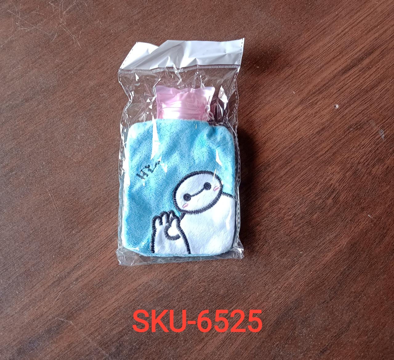 Blue Baymax Small Hot Water Bag with Cover for Pain Relief - Shivani Jaswal Blue Baymax Small Hot Water Bag with Cover for Pain Relief