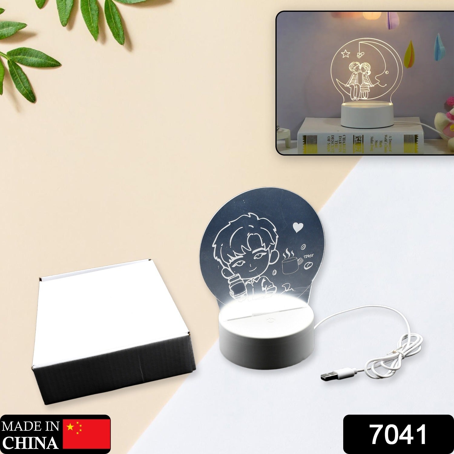 3D Led Night Light Desk Lamp Lighting Lamp Practical 3D Night Light Creative Dream Sleep Led Desk Lamp Bedroom Bedside Light - Shivani Jaswal 3D Led Night Light Desk Lamp Lighting Lamp Practical 3D Night Light Creative Dream Sleep Led Desk Lamp Bedroom Bedside Light
