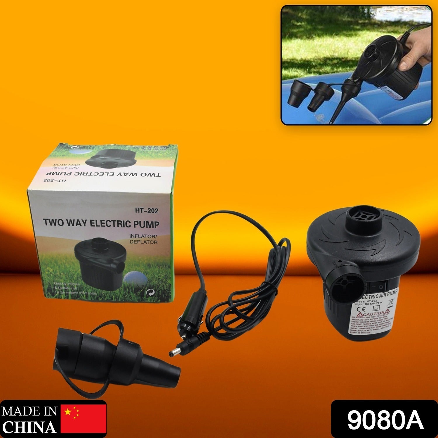 Multi-Purpose Electric Air Pump for Sofa & Pool (Quick Inflate/Deflate) - Shivani Jaswal Multi-Purpose Electric Air Pump for Sofa & Pool (Quick Inflate/Deflate)