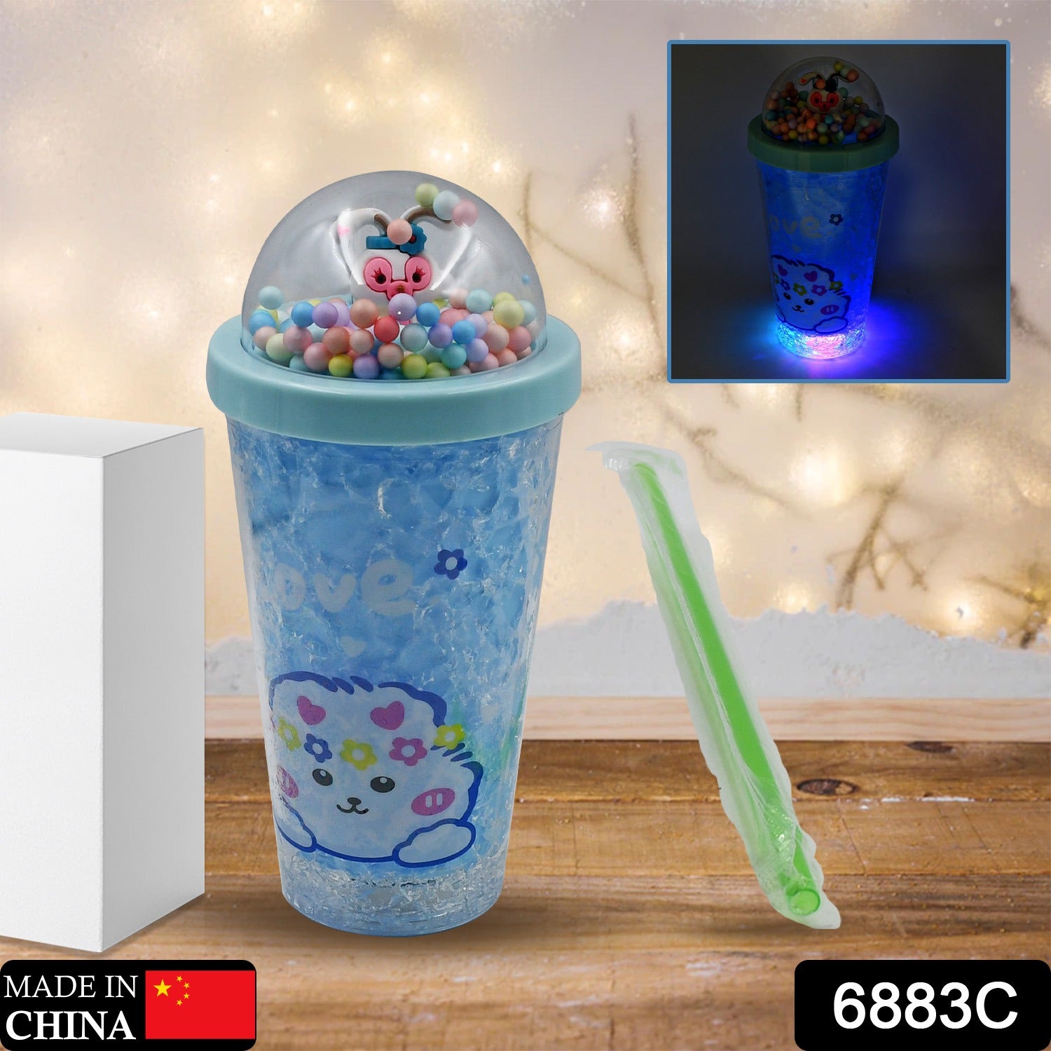 LED Light Unicorn Sipper Water Bottle Mason Jar Tumbler with Straw for Kids Glitter Sipper with Toy Drinking Cups for Boys and Girls School/Tuition/Gym/ Picnic, Kids and Adults, Birthday Return Gifts - Shivani Jaswal LED Light Unicorn Sipper Water Bottle Mason Jar Tumbler with Straw for Kids Glitter Sipper with Toy Drinking Cups for Boys and Girls School/Tuition/Gym/ Picnic, Kids and Adults, Birthday Return Gifts