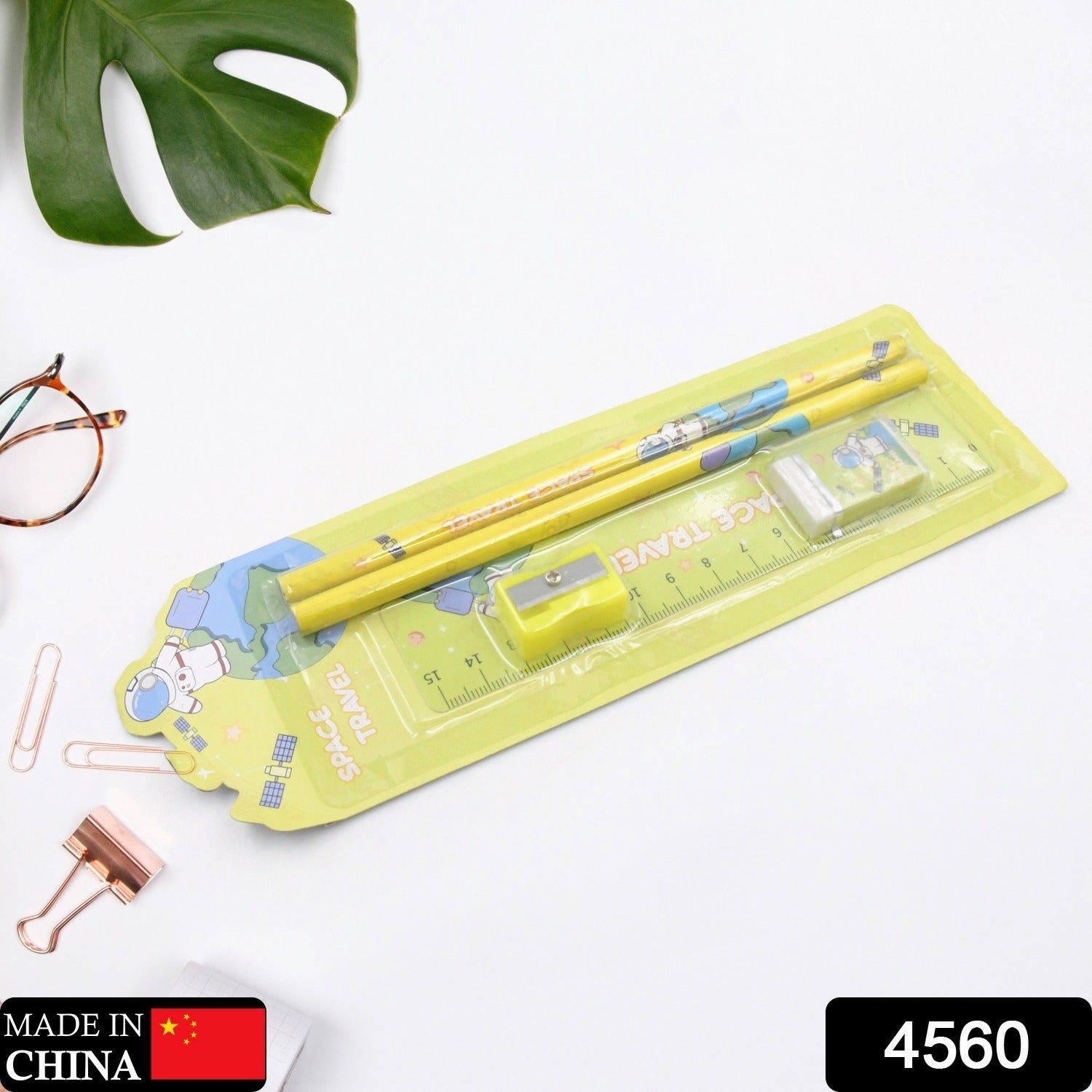 Wooden Pencil Set (5 Pc): School Supplies, Stationery Set for Kids - Shivani Jaswal Wooden Pencil Set (5 Pc): School Supplies, Stationery Set for Kids