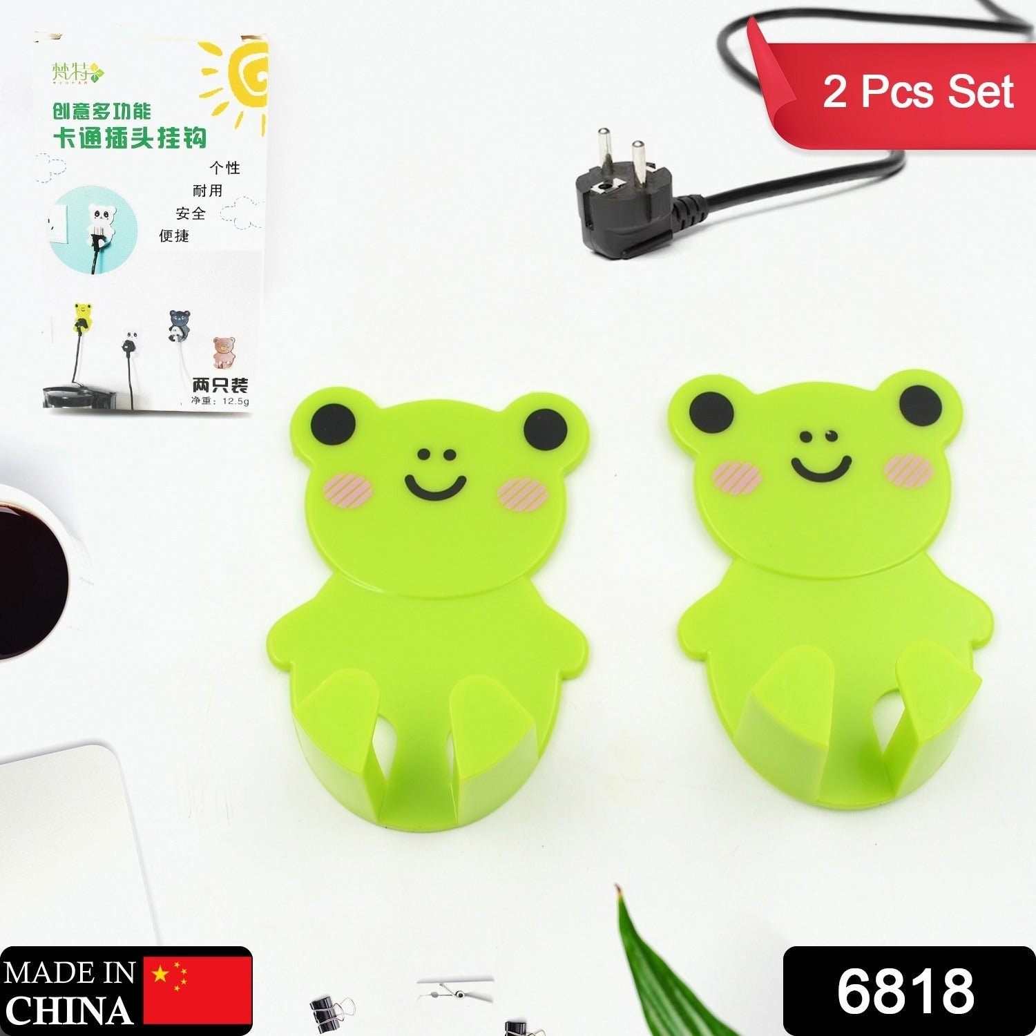 Plastic Adhesive Cable & Socket Holder – 2-Piece Set for Office, Home & Restaurant - Shivani Jaswal Plastic Adhesive Cable & Socket Holder – 2-Piece Set for Office, Home & Restaurant