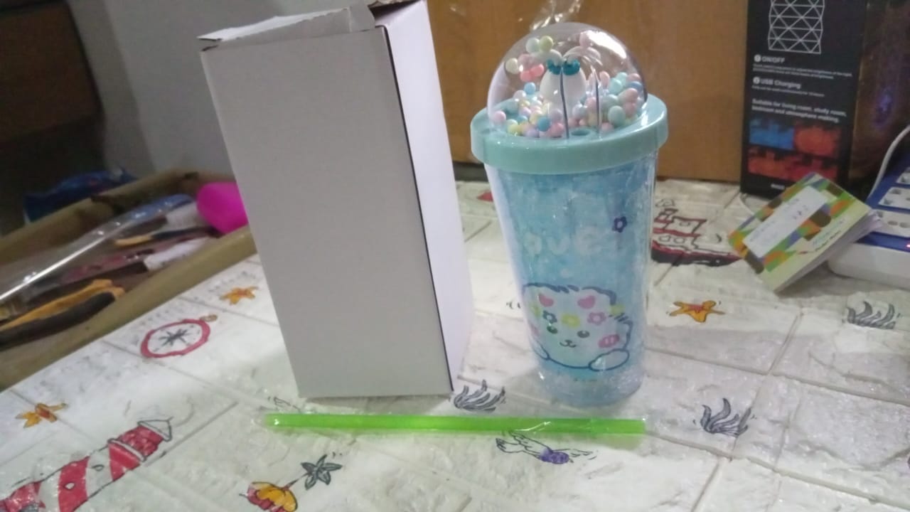 LED Light Unicorn Sipper Water Bottle Mason Jar Tumbler with Straw for Kids Glitter Sipper with Toy Drinking Cups for Boys and Girls School/Tuition/Gym/ Picnic, Kids and Adults, Birthday Return Gifts - Shivani Jaswal LED Light Unicorn Sipper Water Bottle Mason Jar Tumbler with Straw for Kids Glitter Sipper with Toy Drinking Cups for Boys and Girls School/Tuition/Gym/ Picnic, Kids and Adults, Birthday Return Gifts