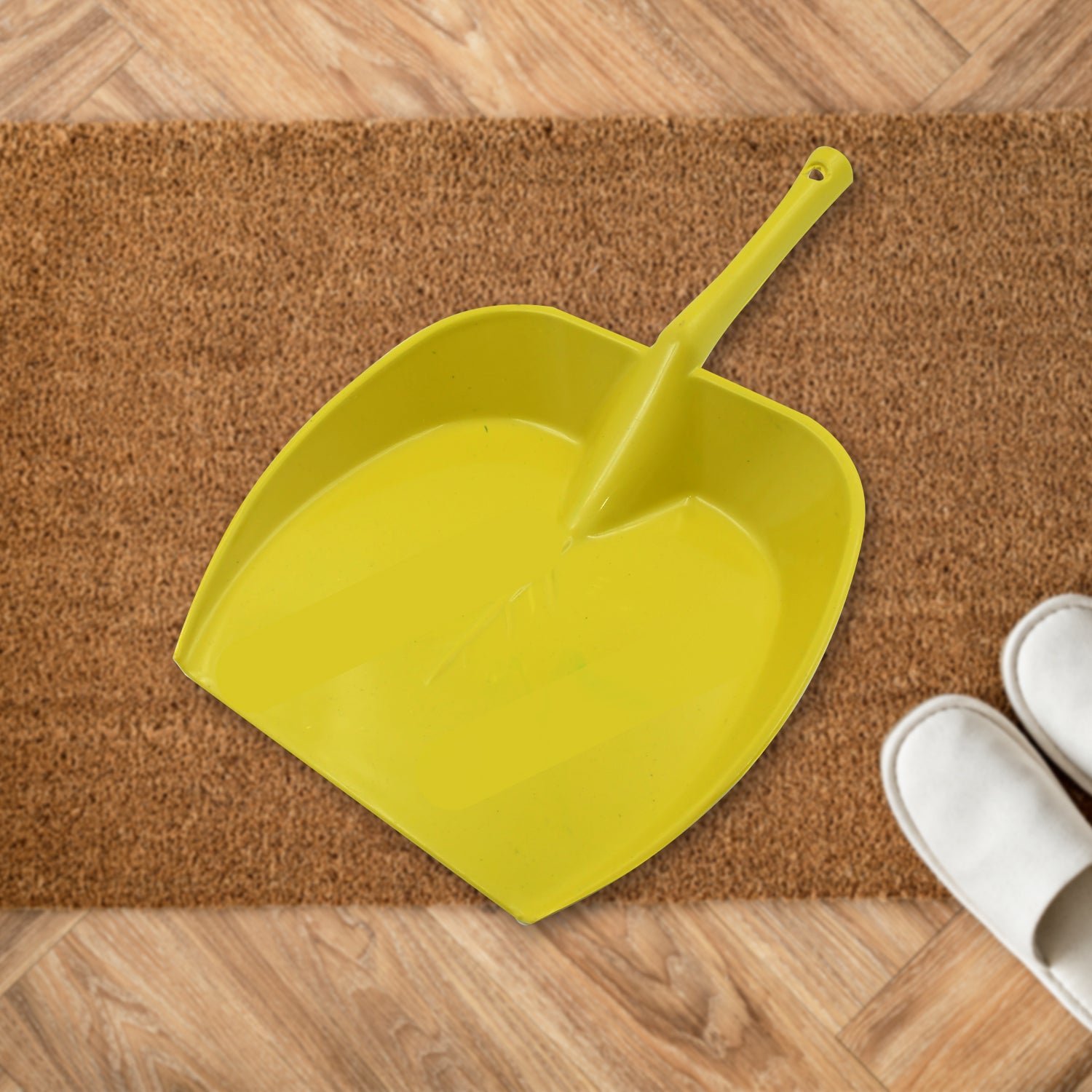Dustpan with Long Handle, Dust Collection Dust Pan Tray for Kitchen, Home, Office, Bathroom Etc (1 Pc / Multicolor ) - Shivani Jaswal Dustpan with Long Handle, Dust Collection Dust Pan Tray for Kitchen, Home, Office, Bathroom Etc (1 Pc / Multicolor )