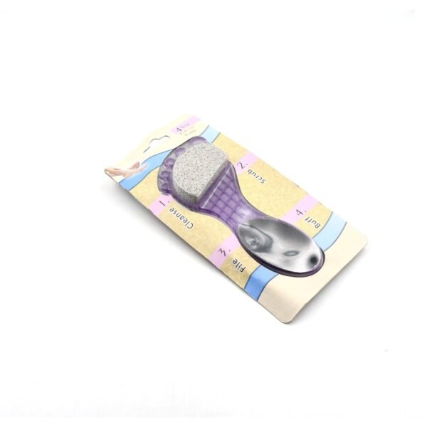 4 in 1 Pedicure Tool â€“ Pumice, Brush, Scrubber & File for Soft Feet