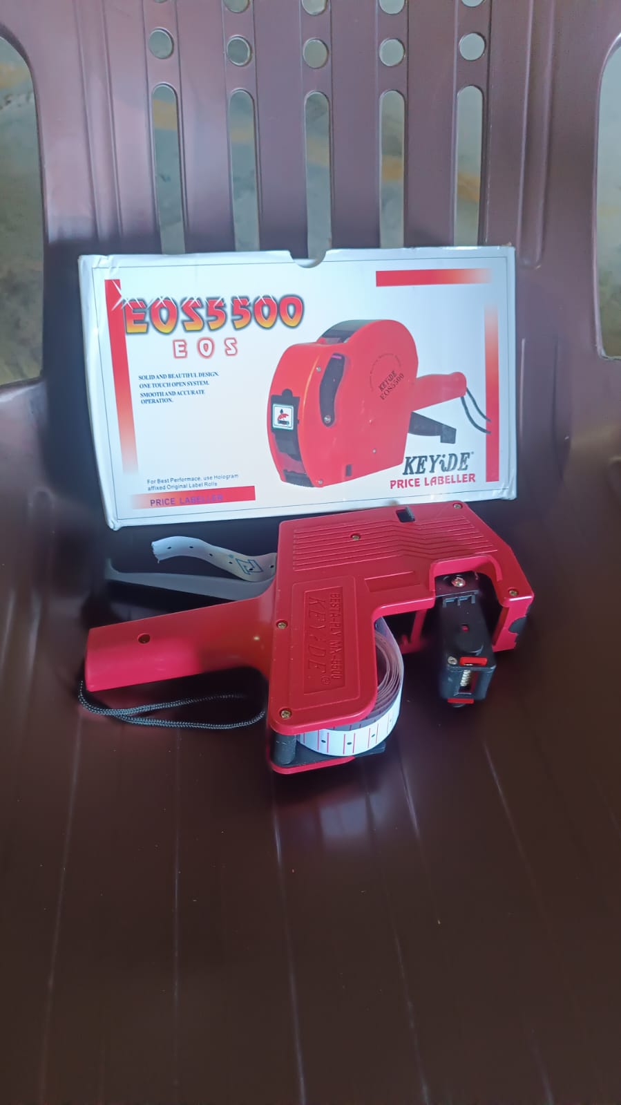 Handheld 8-Digit Plastic Price Tag Gun – Ideal for Retail & Market Price Tagging - Shivani Jaswal Handheld 8-Digit Plastic Price Tag Gun – Ideal for Retail & Market Price Tagging