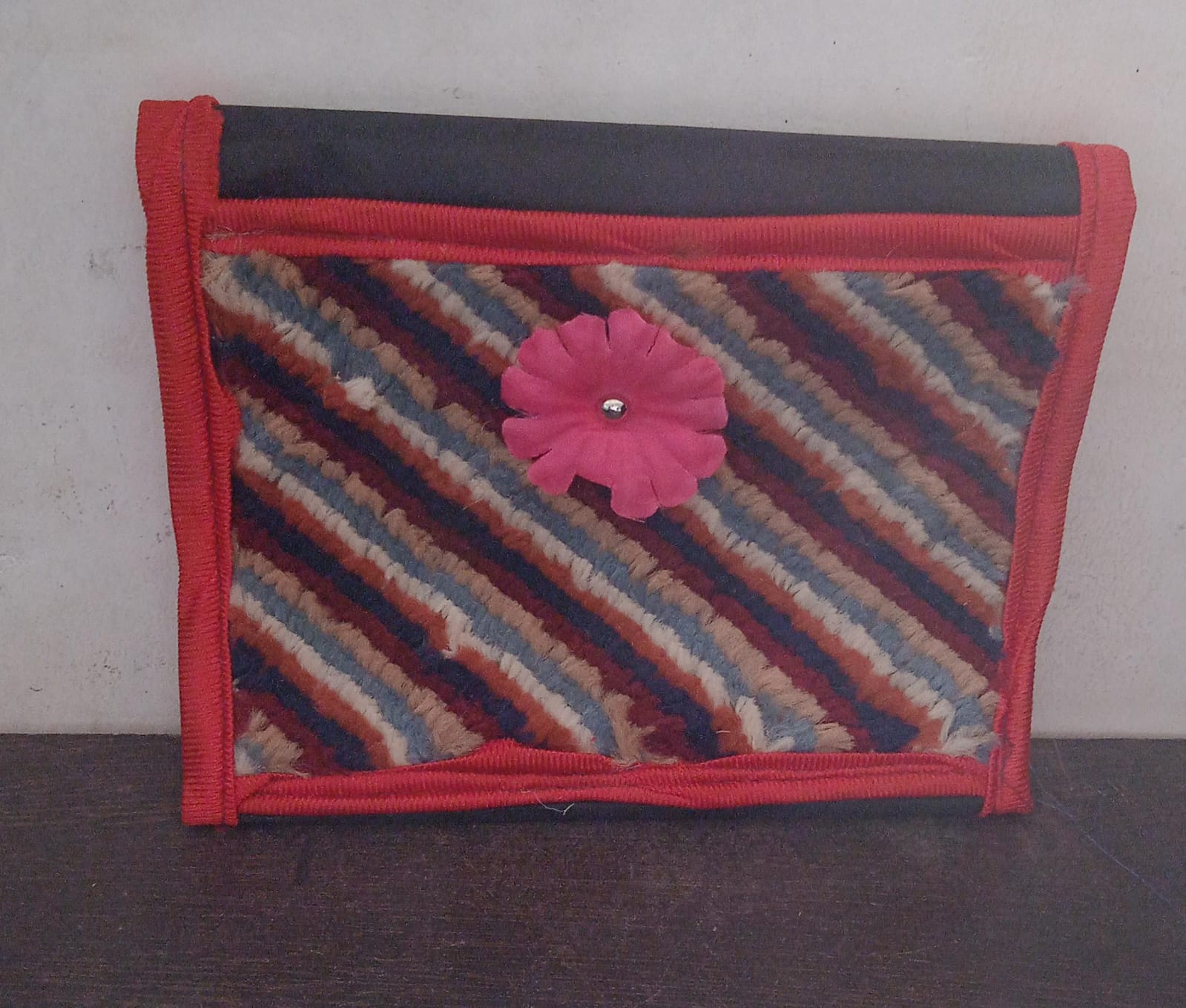 Foldable Hanging Organizer with 3 Pockets - Wall Hanging Letter Holder - Shivani Jaswal Foldable Hanging Organizer with 3 Pockets - Wall Hanging Letter Holder